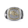 Russell Wilson of the Denver Broncos with White Moissanite Men’s Collection Ring