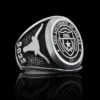 University Graduation College , High School Silver Personalized Class Men’s Ring – 2022