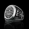 University Graduation College , High School Silver Personalized Class Men’s Ring – 2022