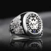 University Graduation College , High School Silver Personalized Class Men’s Ring – 2022