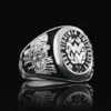 University Graduation College , High School Silver Personalized Class Men’s Ring – 2022