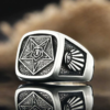 Gorgeous Eastern Star Masonic Special Masonic Lodge Design Men’s Ring