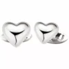 Special Men’s Brilliant Heart Design Beautiful Handmade High Polish Cuff Links