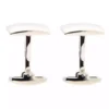 Simple Excellent Rectangle Shape 925 Bright Polished Sterling Silver Cufflink