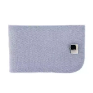 Simple Excellent Rectangle Shape 925 Bright Polished Sterling Silver Cufflink