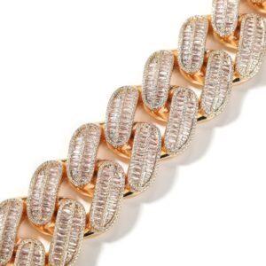 Big, Bold, Iced out hip hop style necklace with diamonds for men - Image 6
