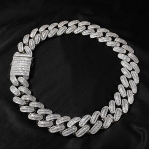 Big, Bold, Iced out hip hop style necklace with diamonds for men - Image 7