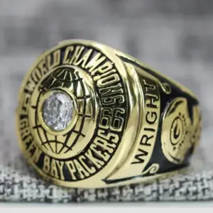 1966 Green Bay Packers Championship Men's Ring - Image 3