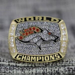 1997 Denver Broncos World Championship Men's Ring - Image 1
