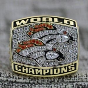 1998 Denver Broncos World Championship Men's Ring - Image 1