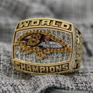 2000 Baltimore Ravens World Championship Men's Ring - Image 1