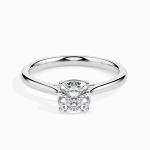 Cushion Cut Moissanite Diamond Solitaire Style Engagement Ring – Dream Design for Women - Image 5