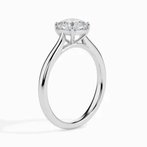 Cushion Cut Moissanite Diamond Solitaire Style Engagement Ring – Dream Design for Women - Image 7