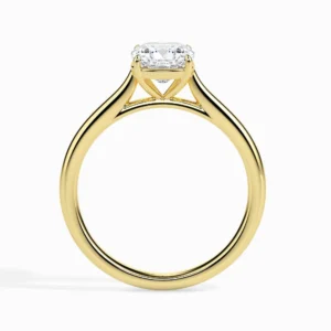 Cushion Cut Moissanite Diamond Solitaire Style Engagement Ring – Dream Design for Women - Image 4
