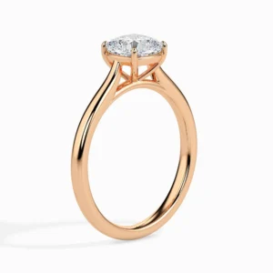 Cushion Cut Moissanite Diamond Solitaire Style Engagement Ring – Dream Design for Women - Image 9
