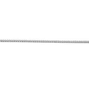 14K White Gold Moissanite Tennis Bracelet – Classic Round Cut, Prong Set, 7-Inch - Image 2
