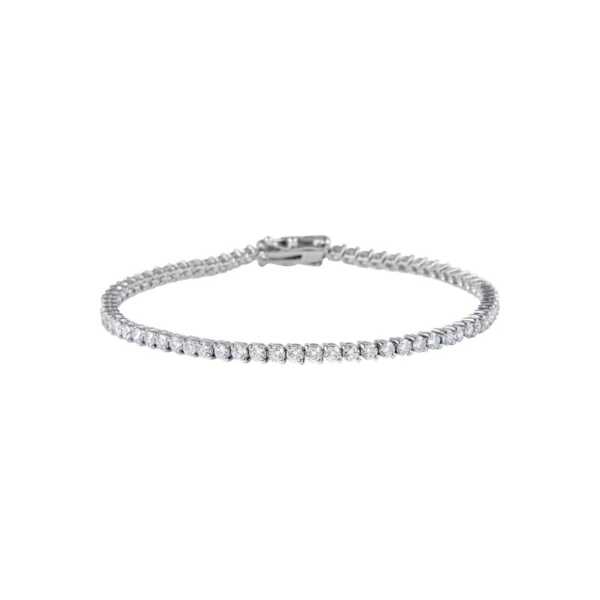 14K White Gold Moissanite Tennis Bracelet 14K White Gold Moissanite Tennis Bracelet