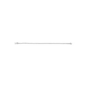 14K White Gold Moissanite Tennis Bracelet – Classic Round Cut, Prong Set, 7-Inch - Image 3